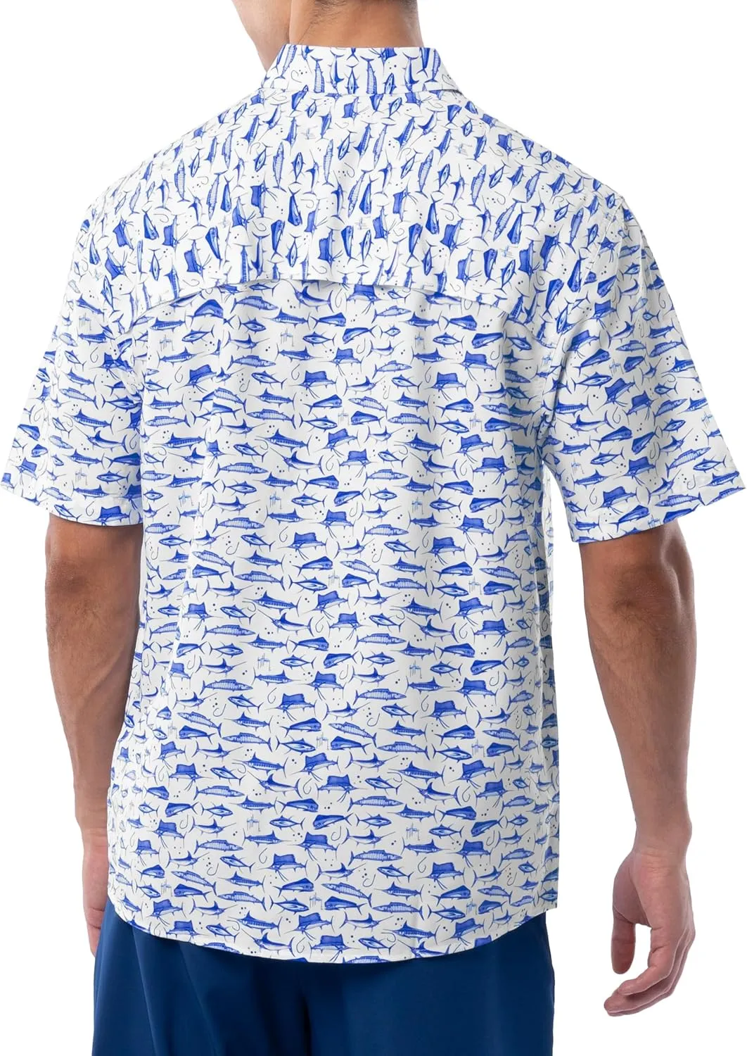 Guy Harvey Men's Short Sleeve Performance Fishing Shirt