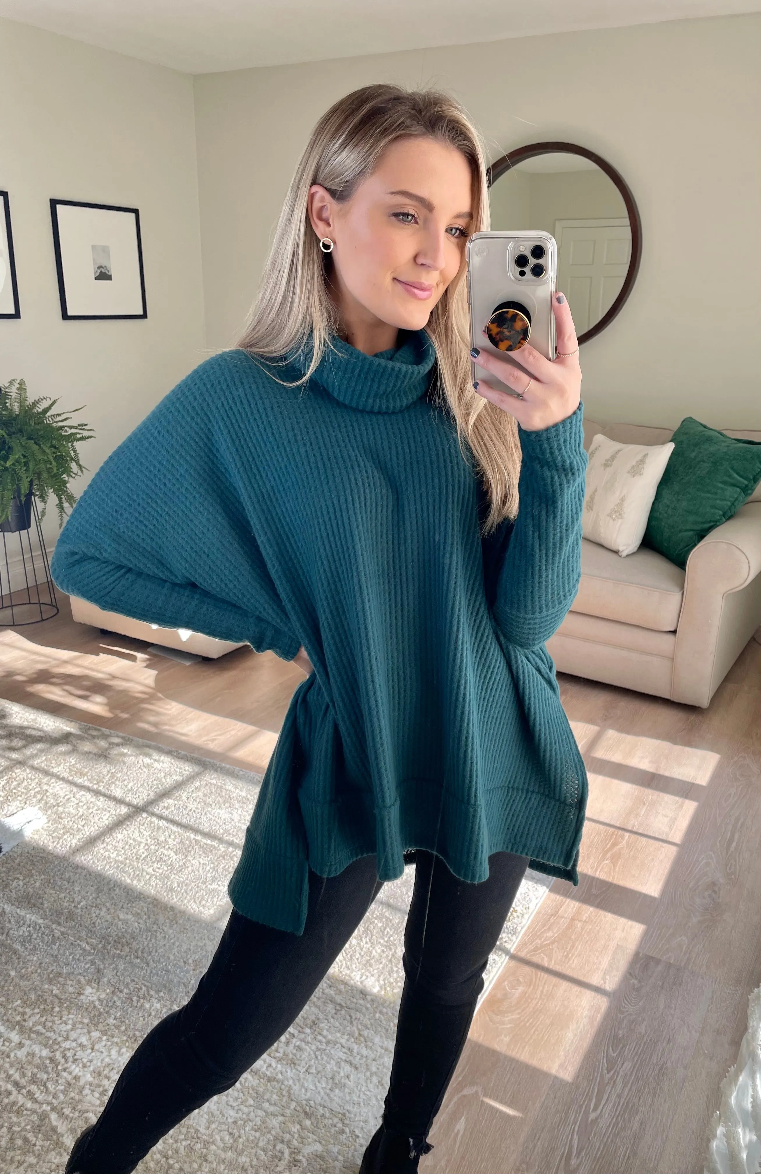 Hi-Low Turtleneck Thermal // Hunter Green