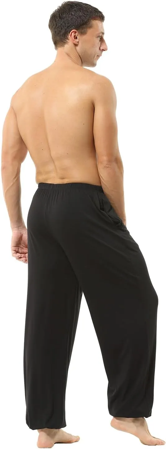 Hoerev Men Women Super Soft Yoga Pants Trousers Taiji Lounge Pant