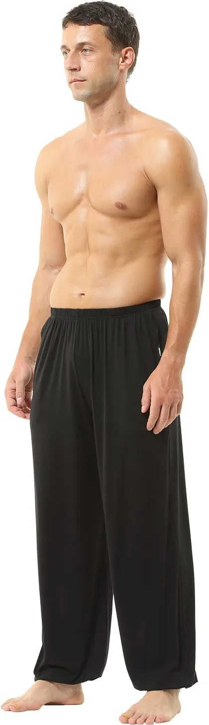 Hoerev Men Women Super Soft Yoga Pants Trousers Taiji Lounge Pant