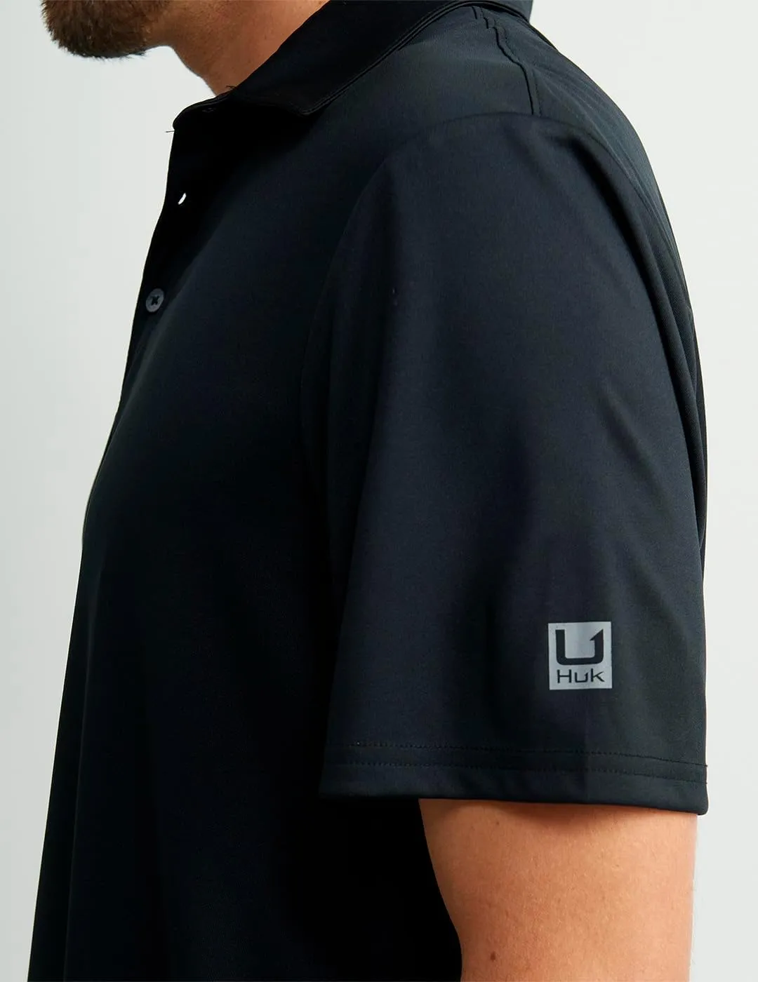 HUK Men's Pursuit, Performance Short Sleeve Polo Shirt