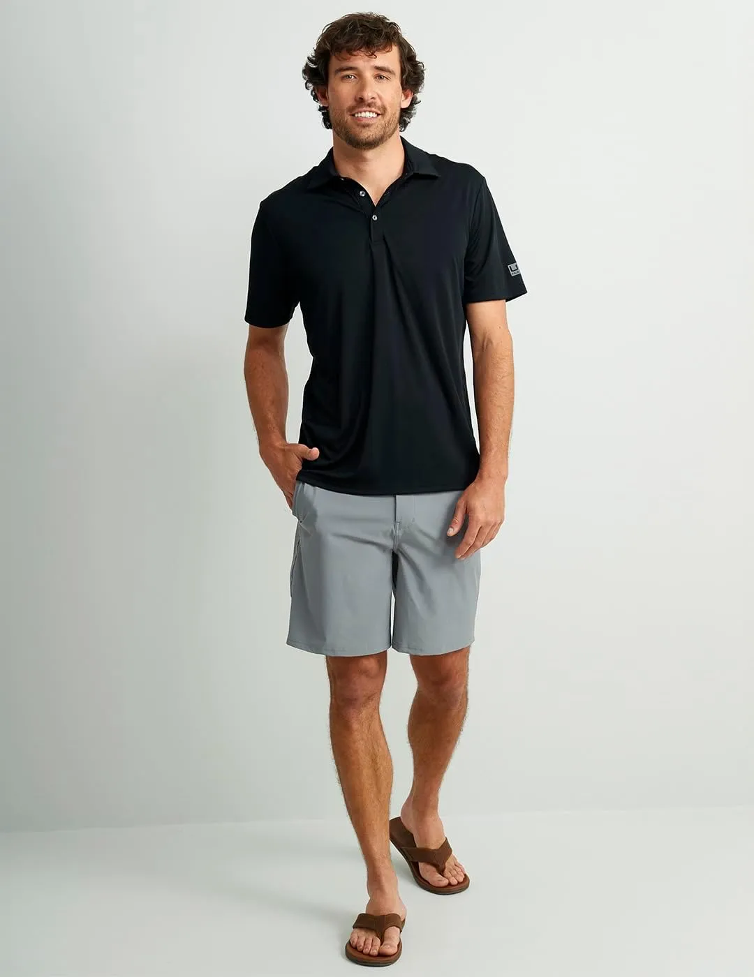 HUK Men's Pursuit, Performance Short Sleeve Polo Shirt