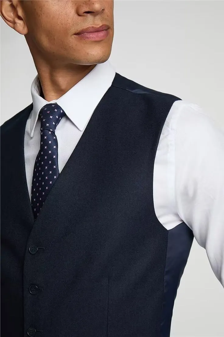 HUUTOE Mens Vest and Pants Suit 2 Piece Slim Fit Suits for Wedding Grooms Dress Waistcoat Pants Casual Prom Tuxedo Set