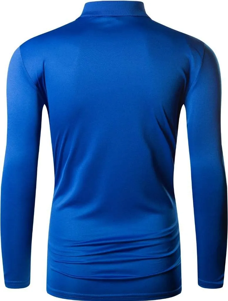 jeansian Men's Outdoor Sport Quick Dry Fit Polo T-Shirts Tee Shirt Tshirt Tops Golf Tennis Bowling LA287