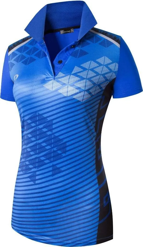 jeansian Women's 3 Packs Outdoor Sport Dry Fit Polo Tee Poloshirt Tshirt Golf TennisT-Shirt SWT251