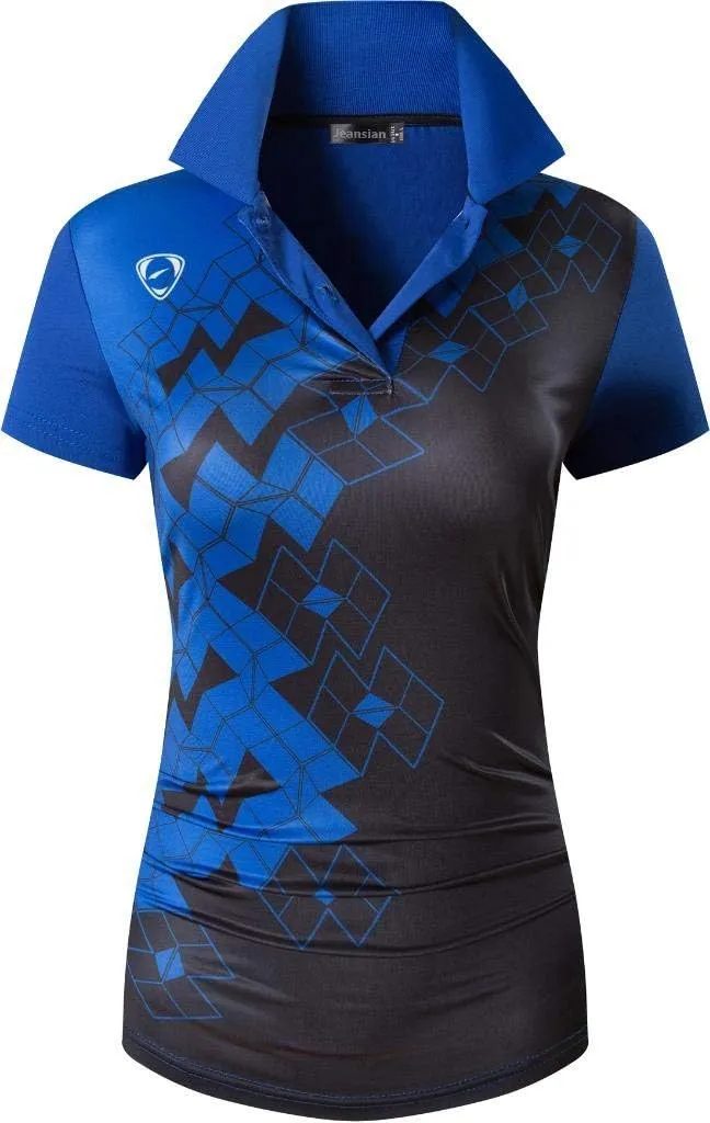 jeansian Women's 3 Packs Outdoor Sport Dry Fit Polo Tee Poloshirt Tshirt Golf TennisT-Shirt SWT251