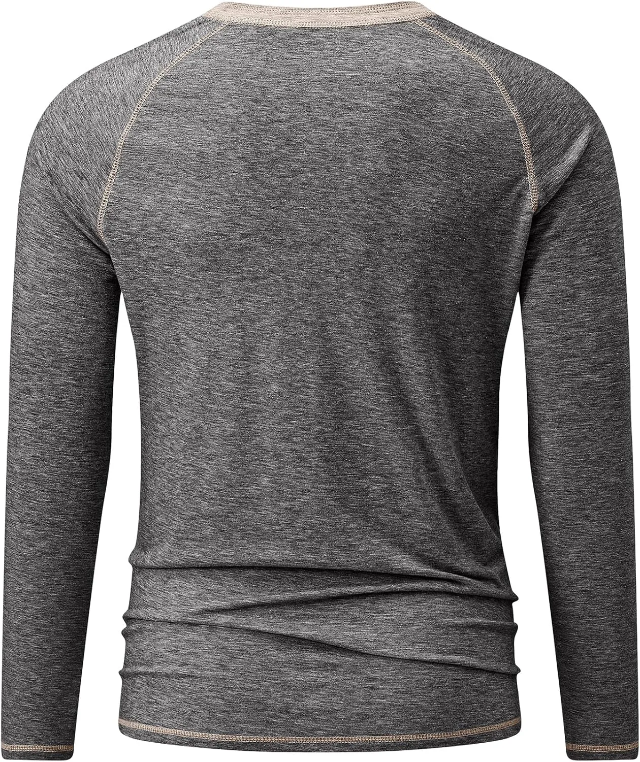 JMIERR Men's Henley Long/Short Sleeve T-Shirt Stretch Cotton Casual Pullover Tee Shirts with Pockets