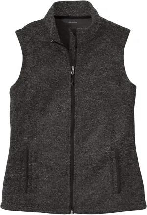 Joe's USA Ladies Sweater Fleece Vest in Sizes XS-4XL
