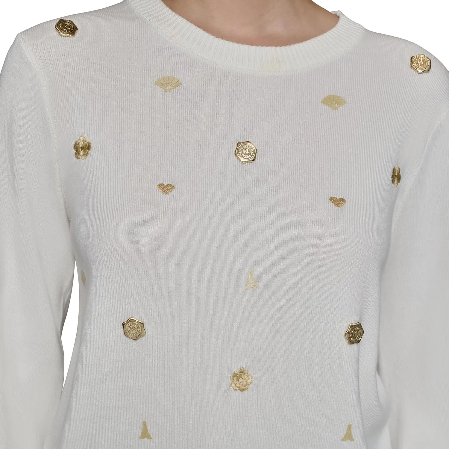Karl Lagerfeld Paris Women's Soft Everyday Sweater