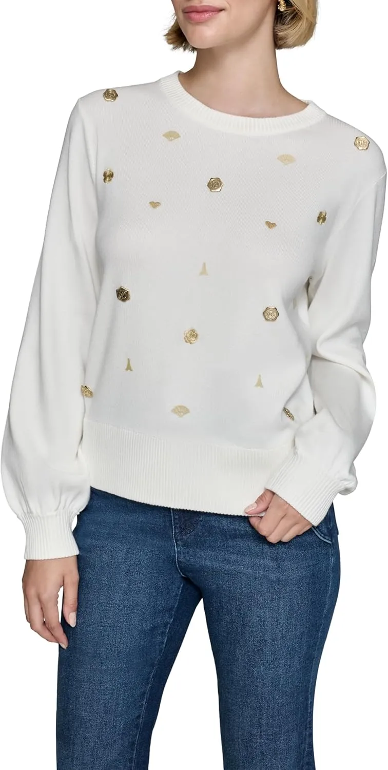 Karl Lagerfeld Paris Women's Soft Everyday Sweater