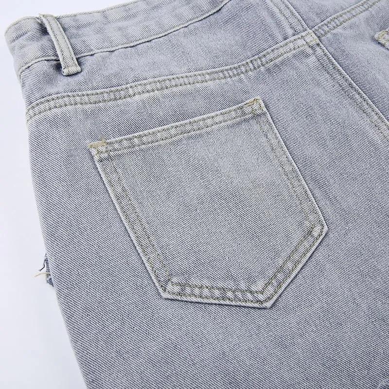 Kelabia Y2K Denim Skirt Preppy Cute Skirt Aesthetic Star Patchwork Skirt High Waisted A Line Skirt Harajuku Grunge Streetwear