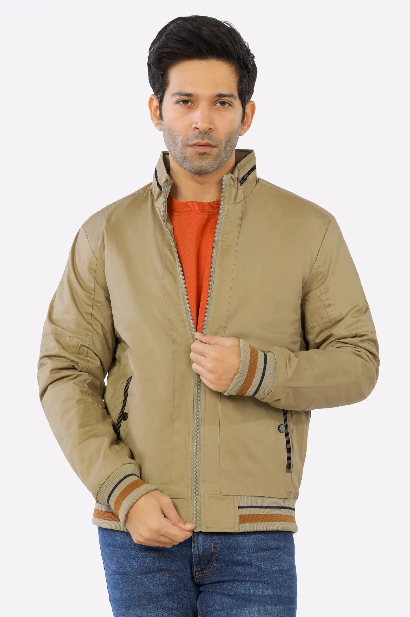 Khaki Reversible Men's Jacket