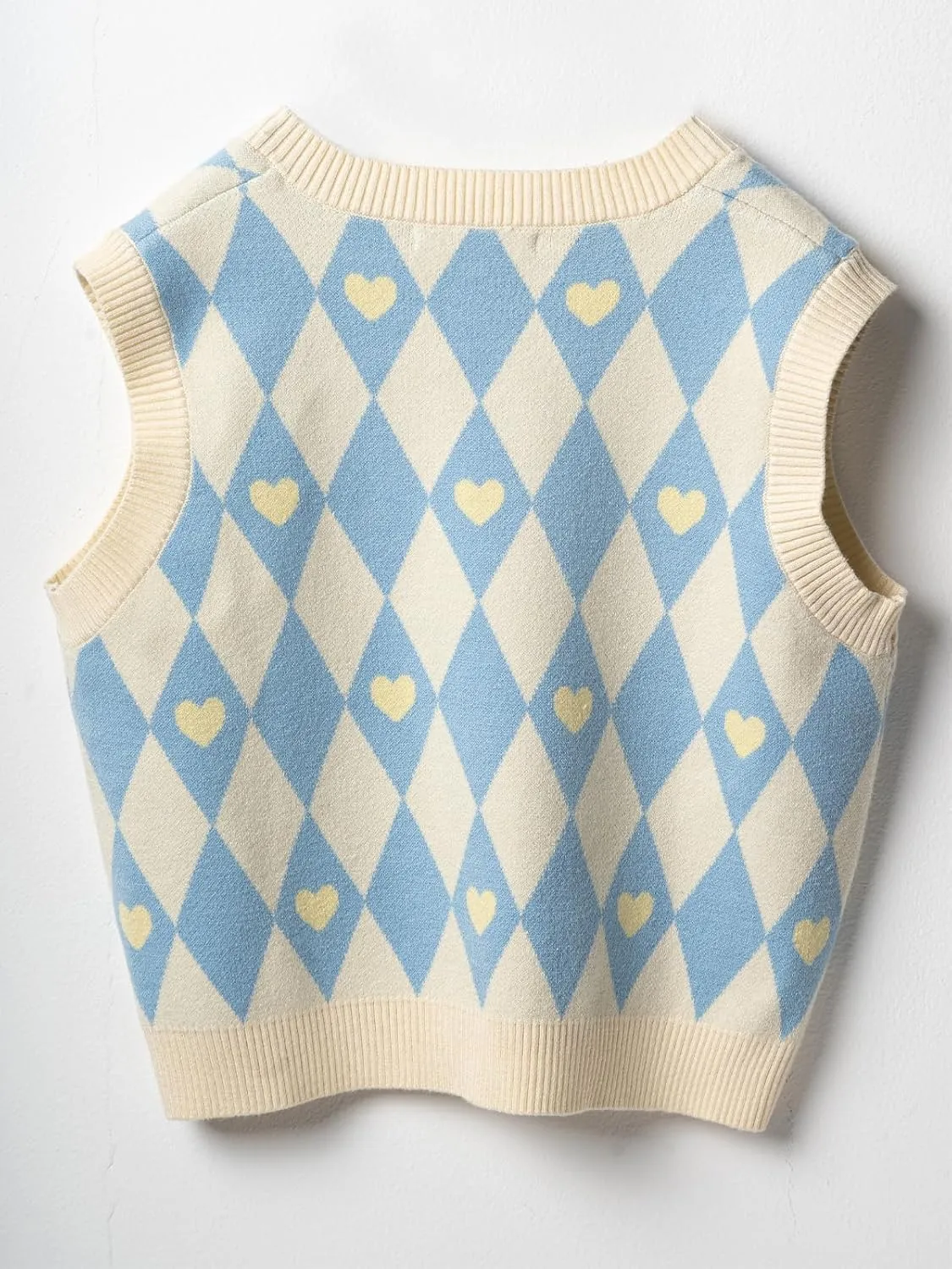 Kids Sweater Vest Girls Boys Toddler Vest V Neck Cute Tank Top