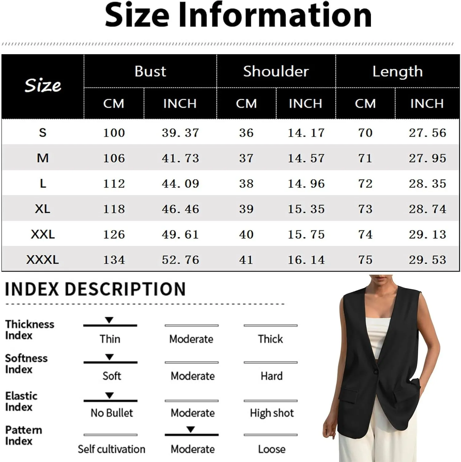 KIKX0DE Women Fall Fashion Sleeveless Blazer Jackets Lightweight Single Button Waistcoat Open Front Work Office Vest Top