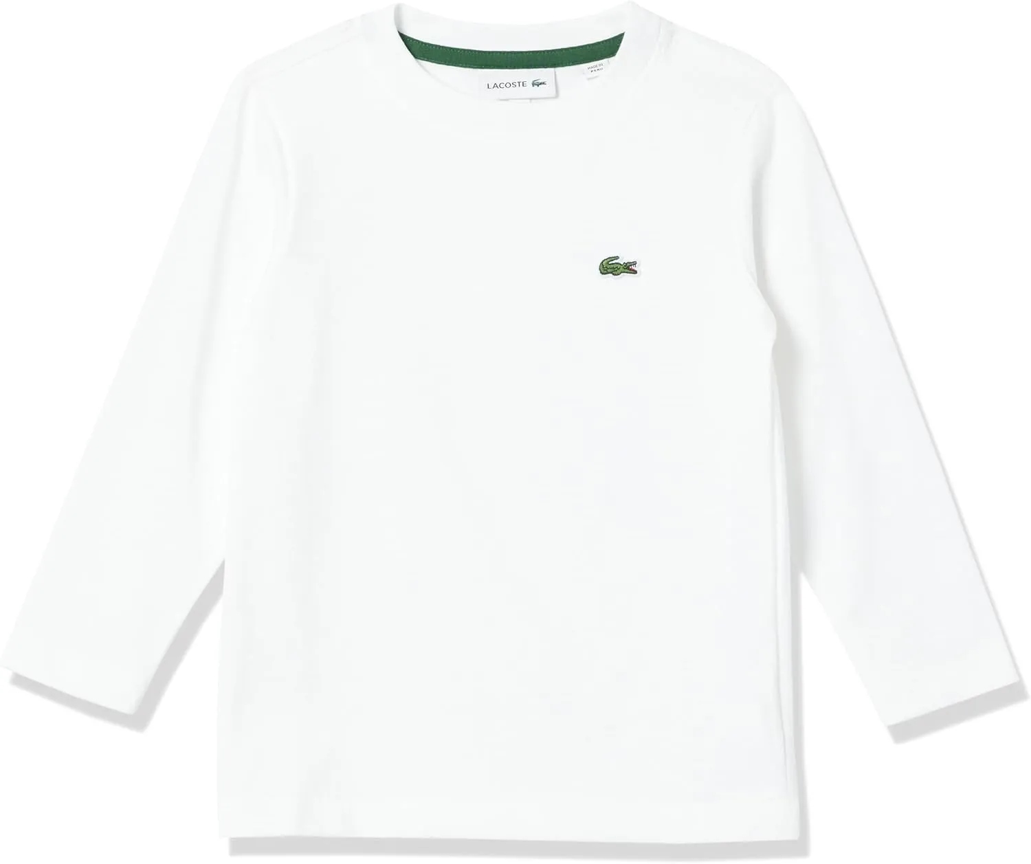 Lacoste Long Sleeve Crew Neck Cotton T-Shirt