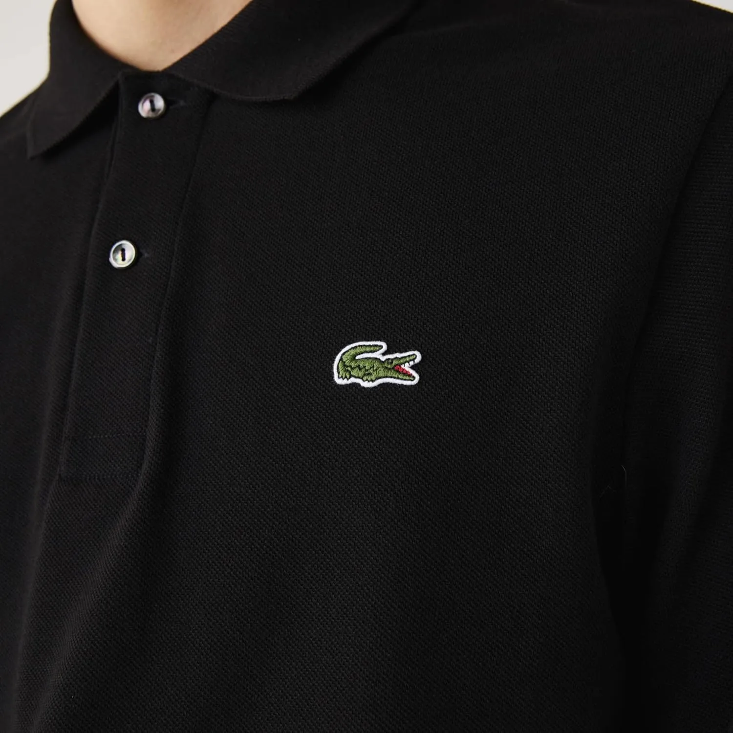 Lacoste Mens Classic Long Sleeve Pique Polo Shirt