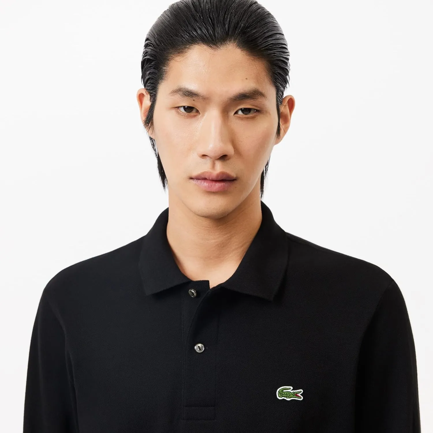 Lacoste Mens Classic Long Sleeve Pique Polo Shirt