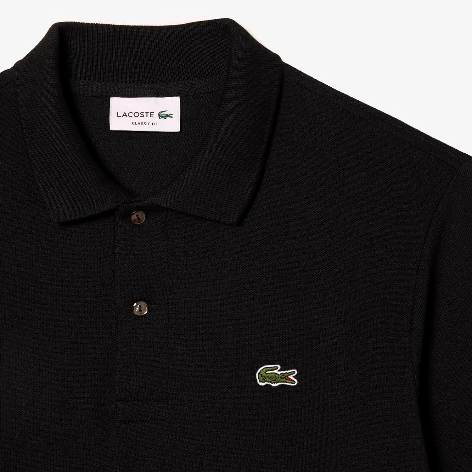 Lacoste Mens Classic Long Sleeve Pique Polo Shirt