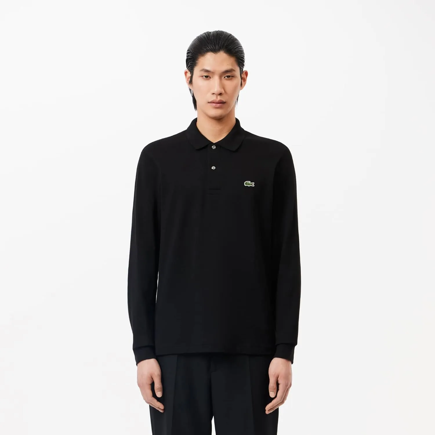 Lacoste Mens Classic Long Sleeve Pique Polo Shirt