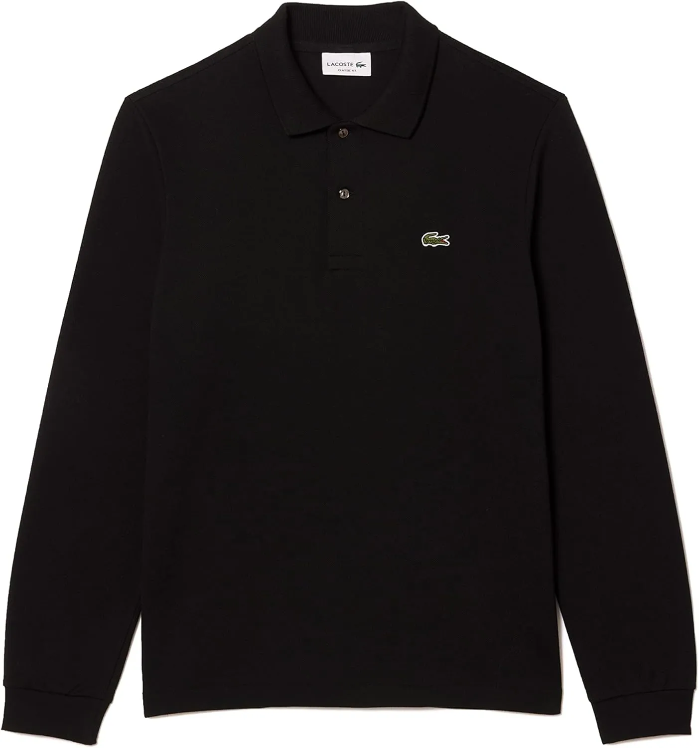 Lacoste Mens Classic Long Sleeve Pique Polo Shirt