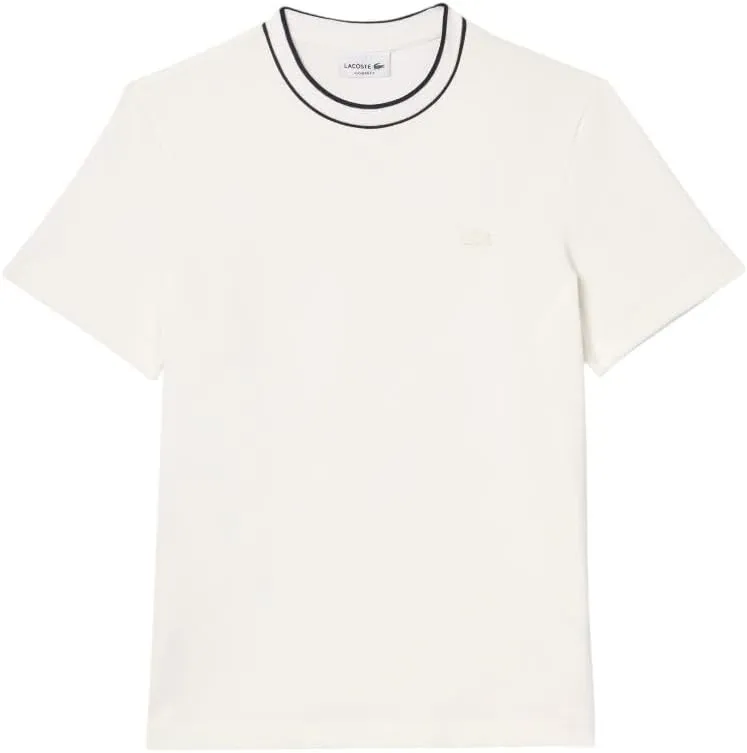 Lacoste Men's Piqu Stripe Collar T-Shirt