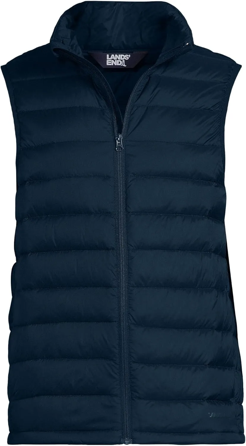 Lands' End Men's Wanderweight Ultralight Packable Down Vest
