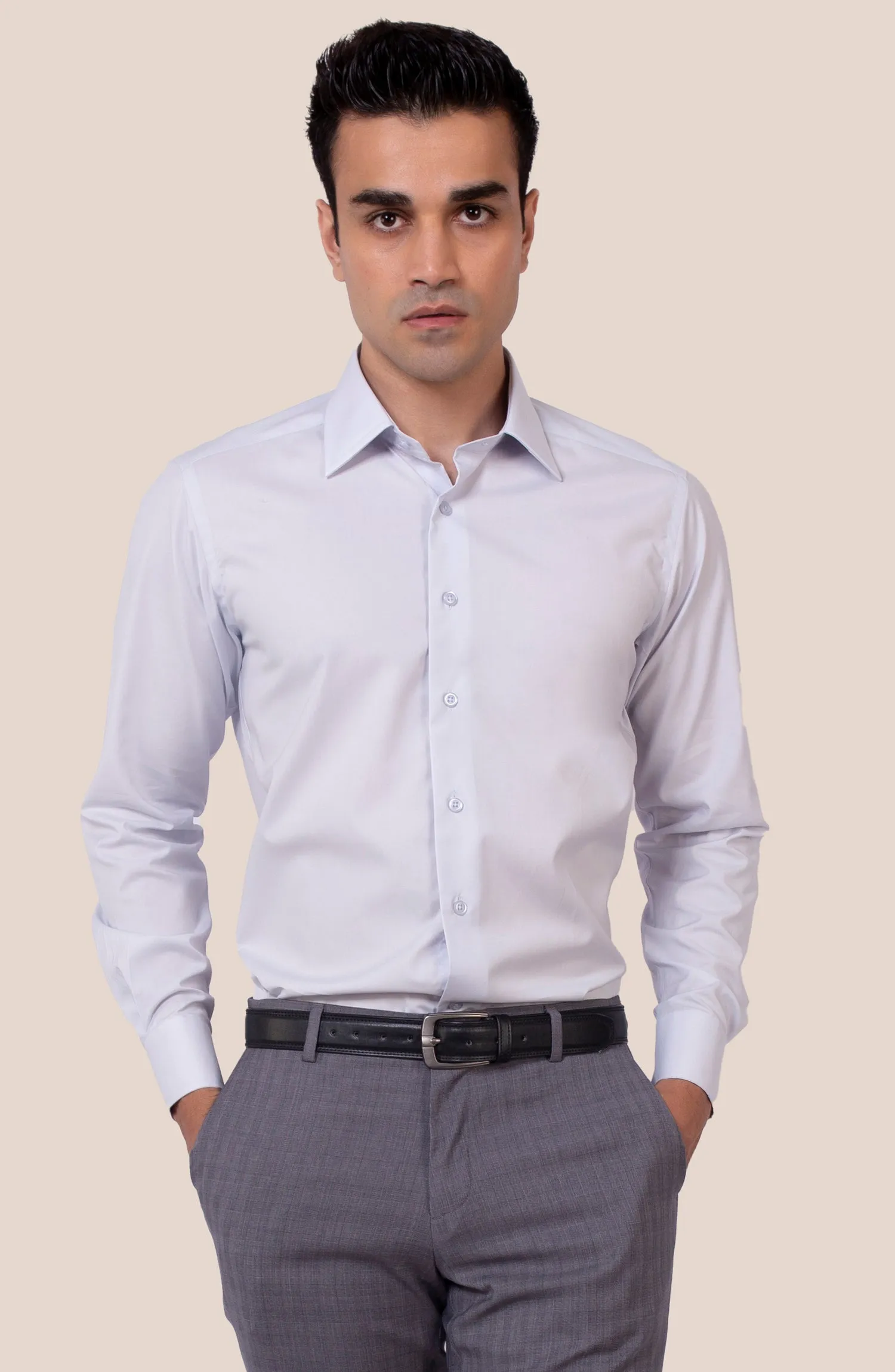 Light Purple Plain Shirt