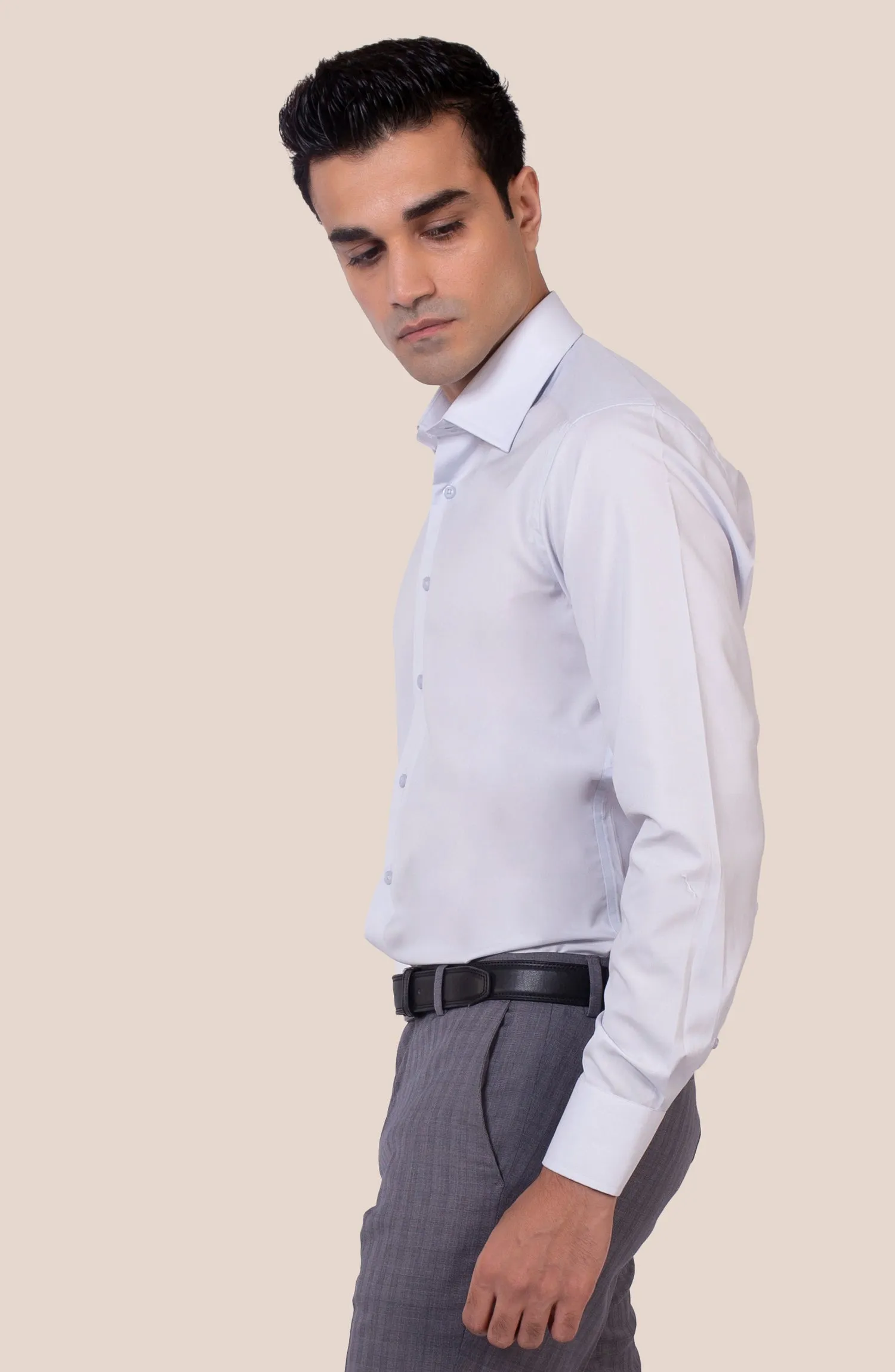 Light Purple Plain Shirt