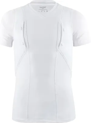 Lilcreek Concealed Carry Shirt for Men, Tactical Short Sleeve Tee with Holster Pockets & Stretch Fabric