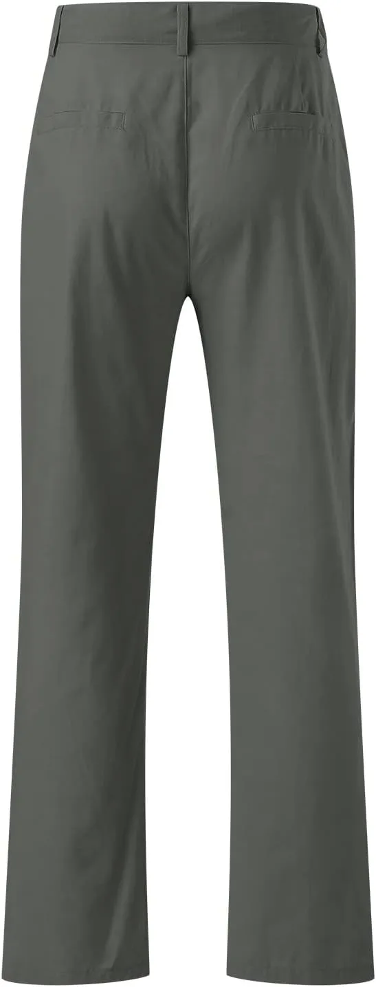Linen Pants for Men Big and Tall Summer Elastic Waist Drawstring Beach Athletic Pants for Workout, Jogging, Running
