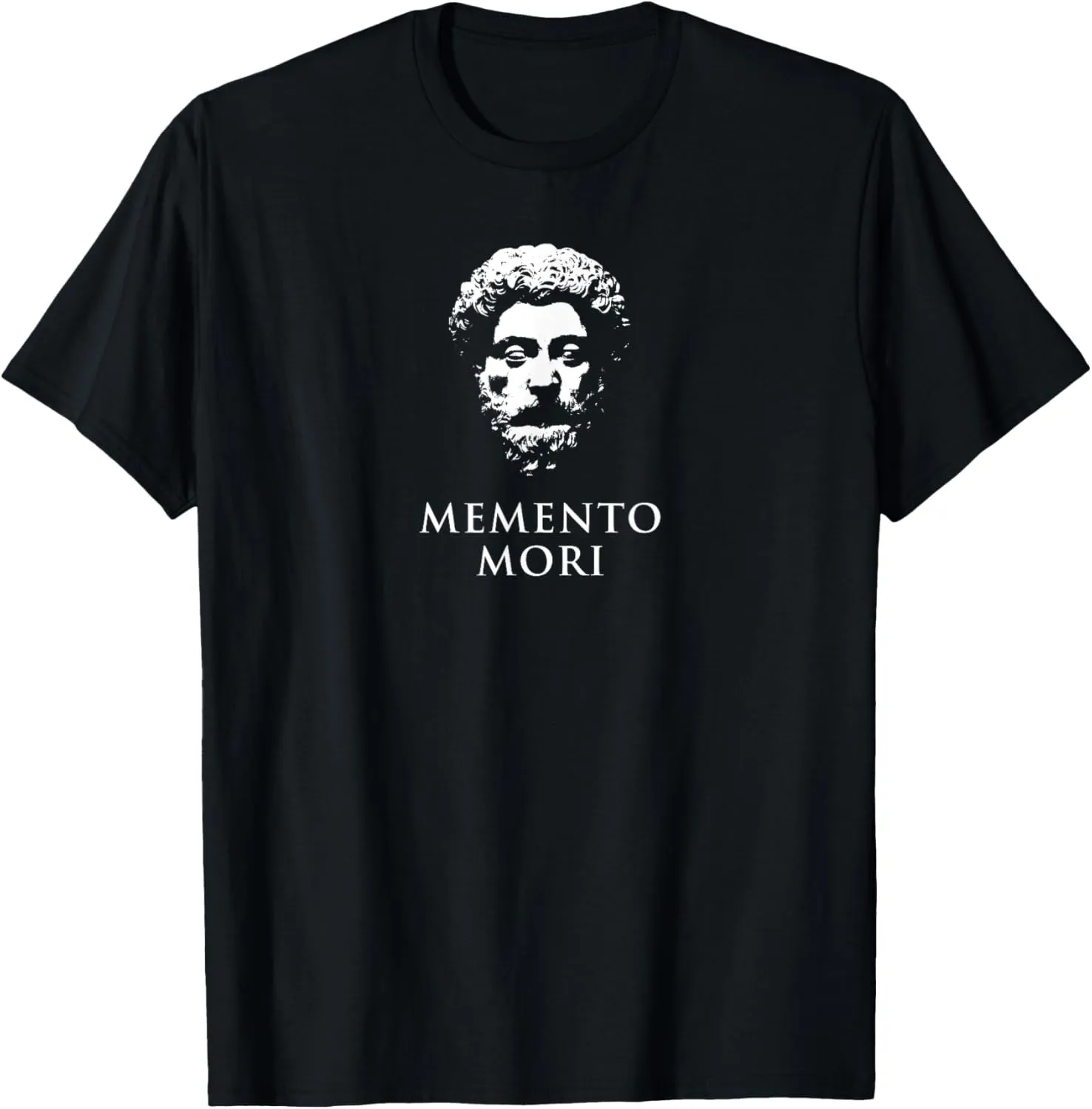 Memento Mori With Marcus Aurelius Head T-Shirt