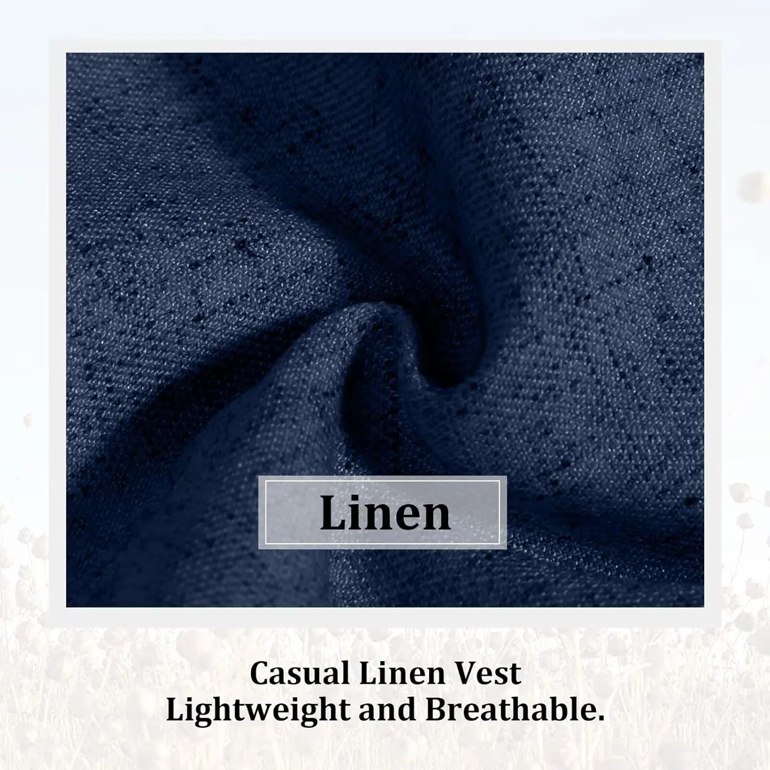 Men Linen Vest Casual Suit Vests Regular Fit Beach Wedding Waistcoat For Mens Groomsmen Party Dress Vest