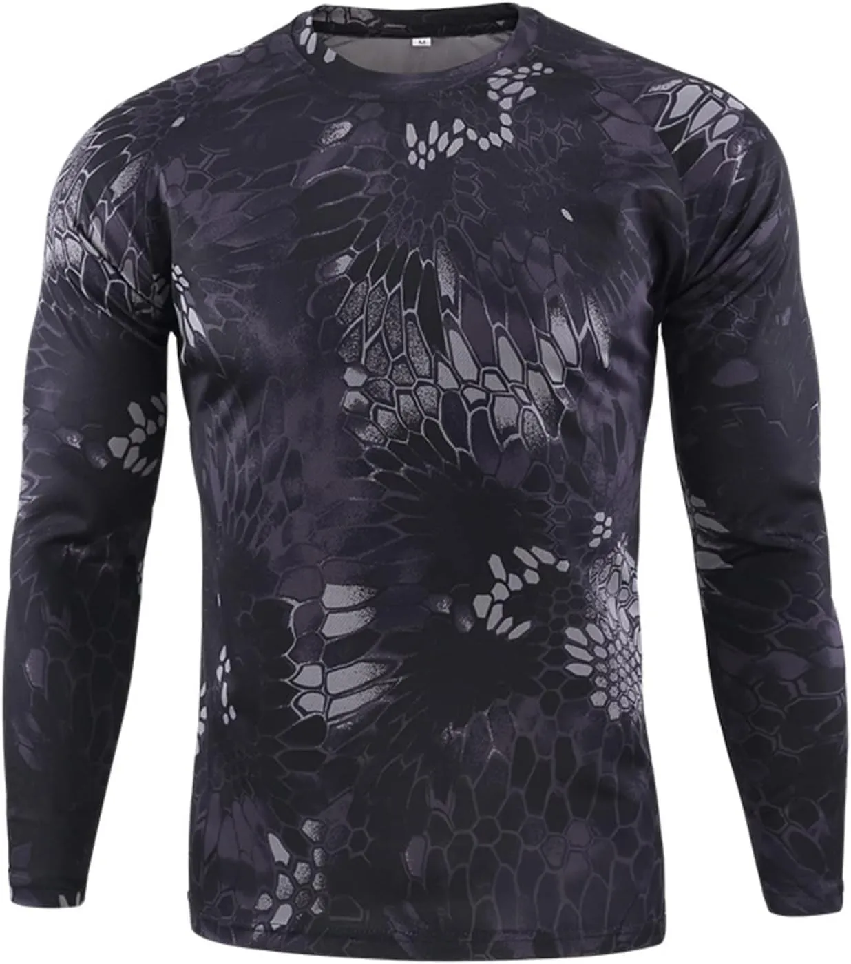 Men's Camouflage Hunting Shirt Long Sleeve Quick Dry Outdoor Clothing Camouflage Printed Sportswear