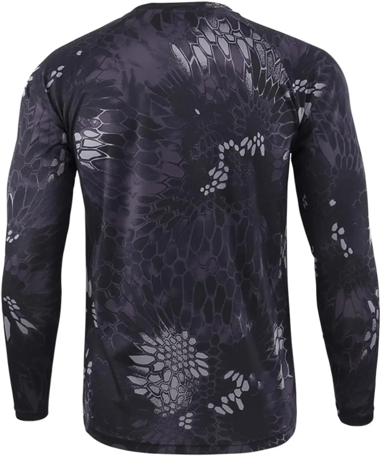 Men's Camouflage Hunting Shirt Long Sleeve Quick Dry Outdoor Clothing Camouflage Printed Sportswear