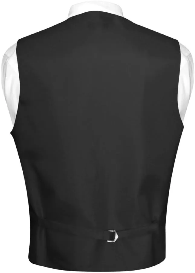 Men's Dress Vest & BowTie Solid ROYAL BLUE Color Bow Tie Set for Suit or Tuxedo