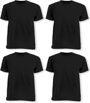 Mens Gym T-Shirts 4 Pack - Moisture Wicking Workout Man Tee, Quick Dry Athletic Performance Activewear