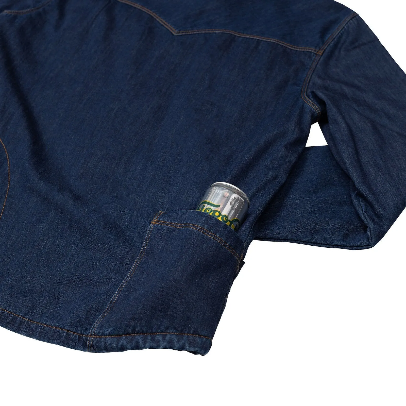 Mens Western High Sierra Shirt - Sea Ranch Indigo