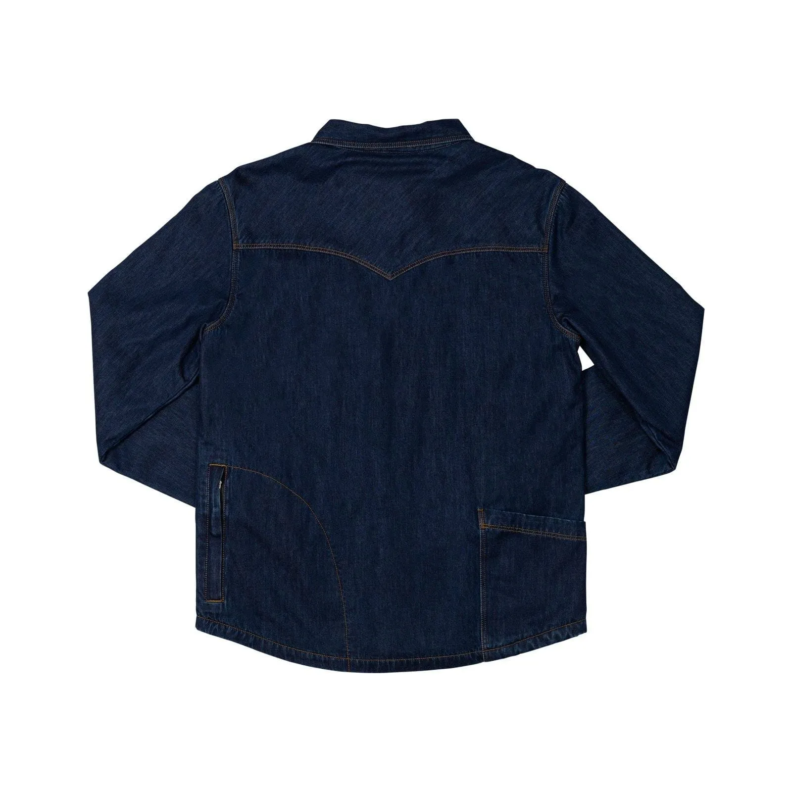 Mens Western High Sierra Shirt - Sea Ranch Indigo