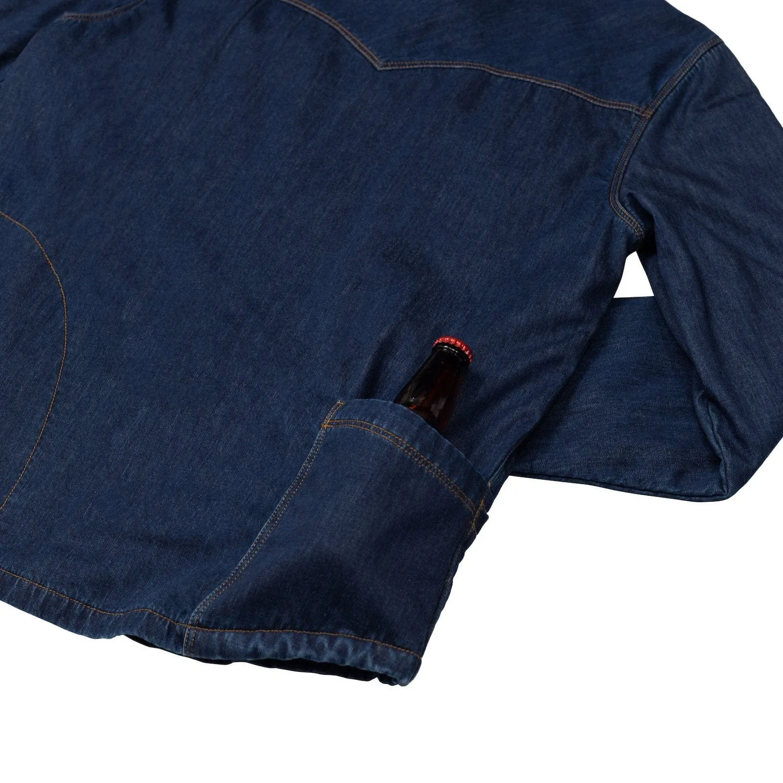 Mens Western High Sierra Shirt - Sea Ranch Indigo