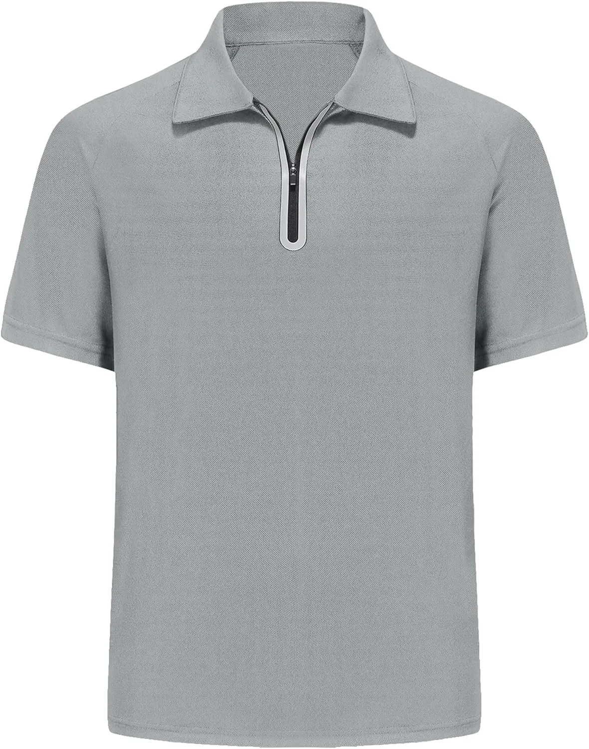 MOHEEN Golf Shirts for Men Lightweight Dry Fit Print Moisture Wicking Performance Short Sleeve Sports Polo Shirt