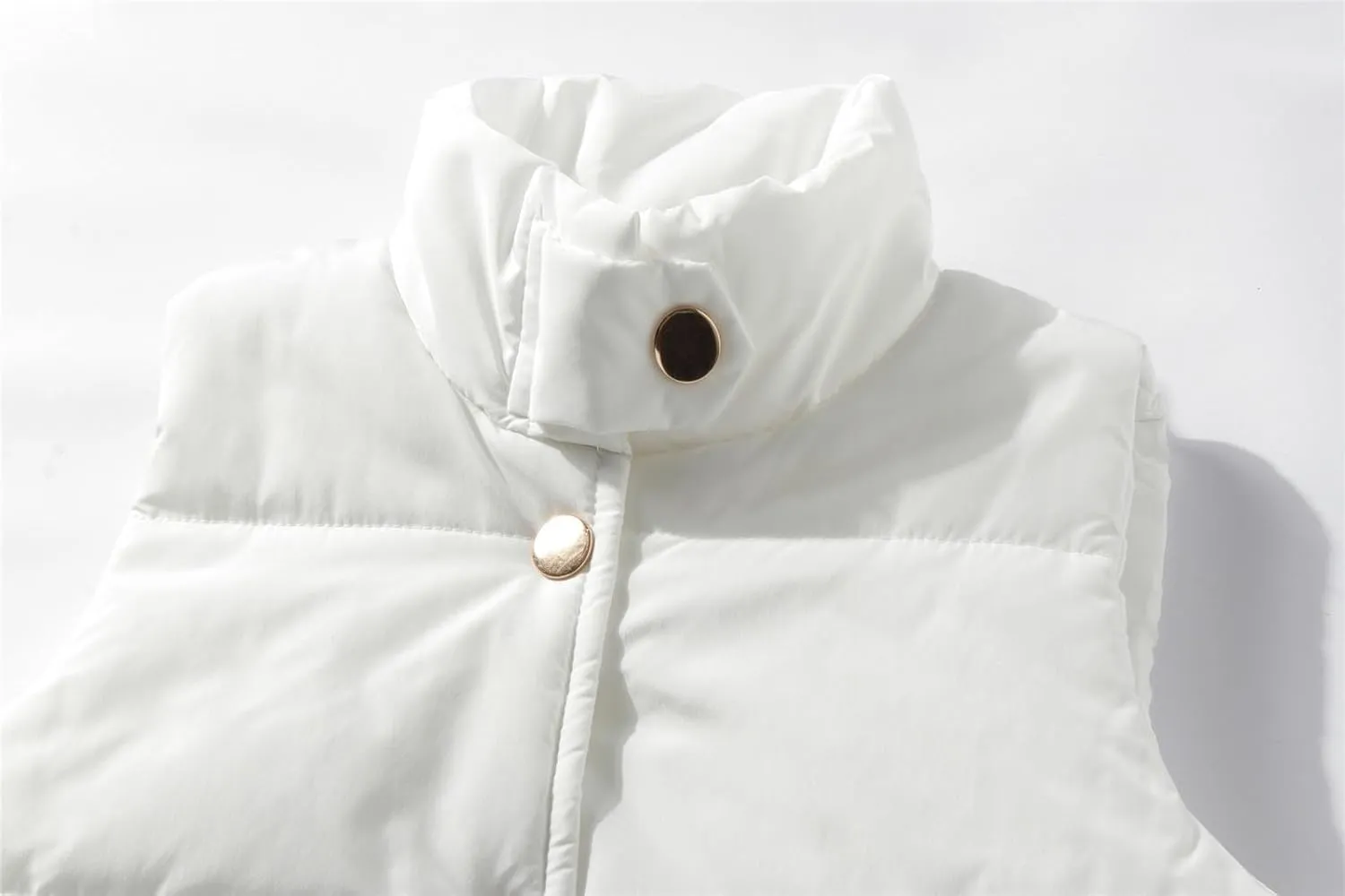 Mud Kingdom Little Boys Girls Vest Warm Jacket Stand Up Collar Winter