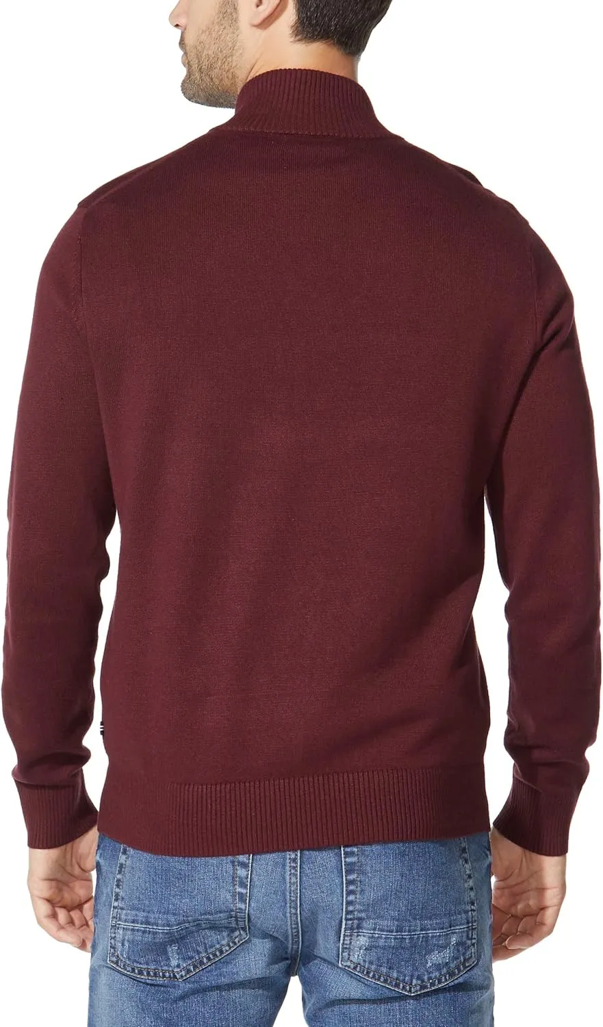 Nautica Men's Quarter-Zip Sweater