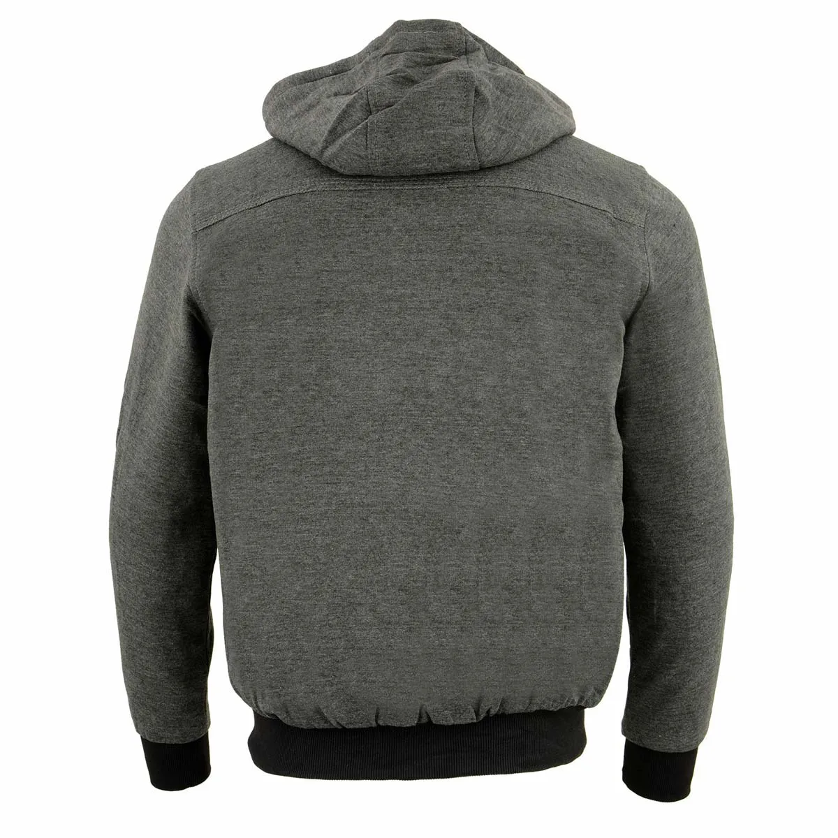 Nexgen Heat MPM1713SET Men's Fiery Grey Heated Sweatshirt Jacket