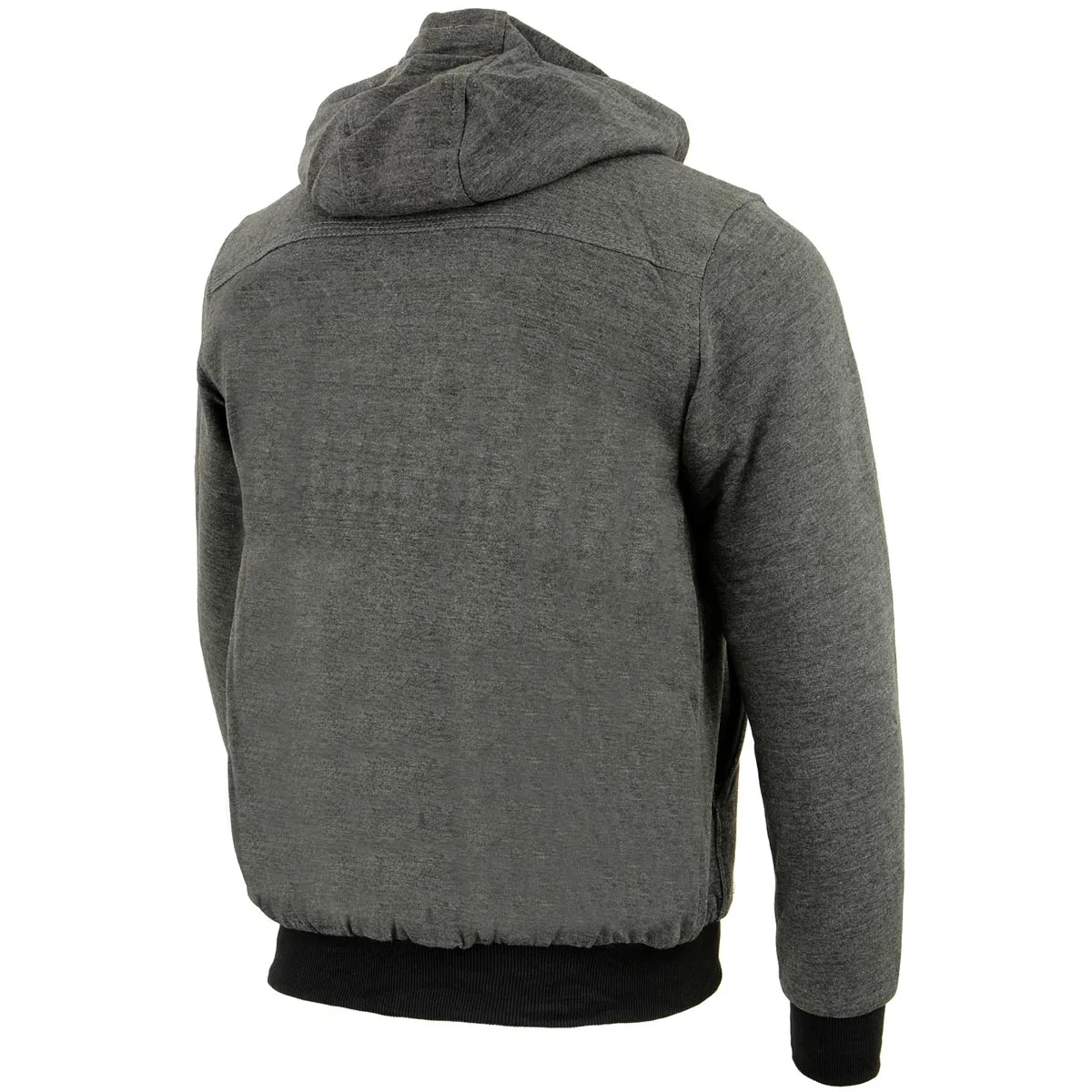 Nexgen Heat MPM1713SET Men's Fiery Grey Heated Sweatshirt Jacket