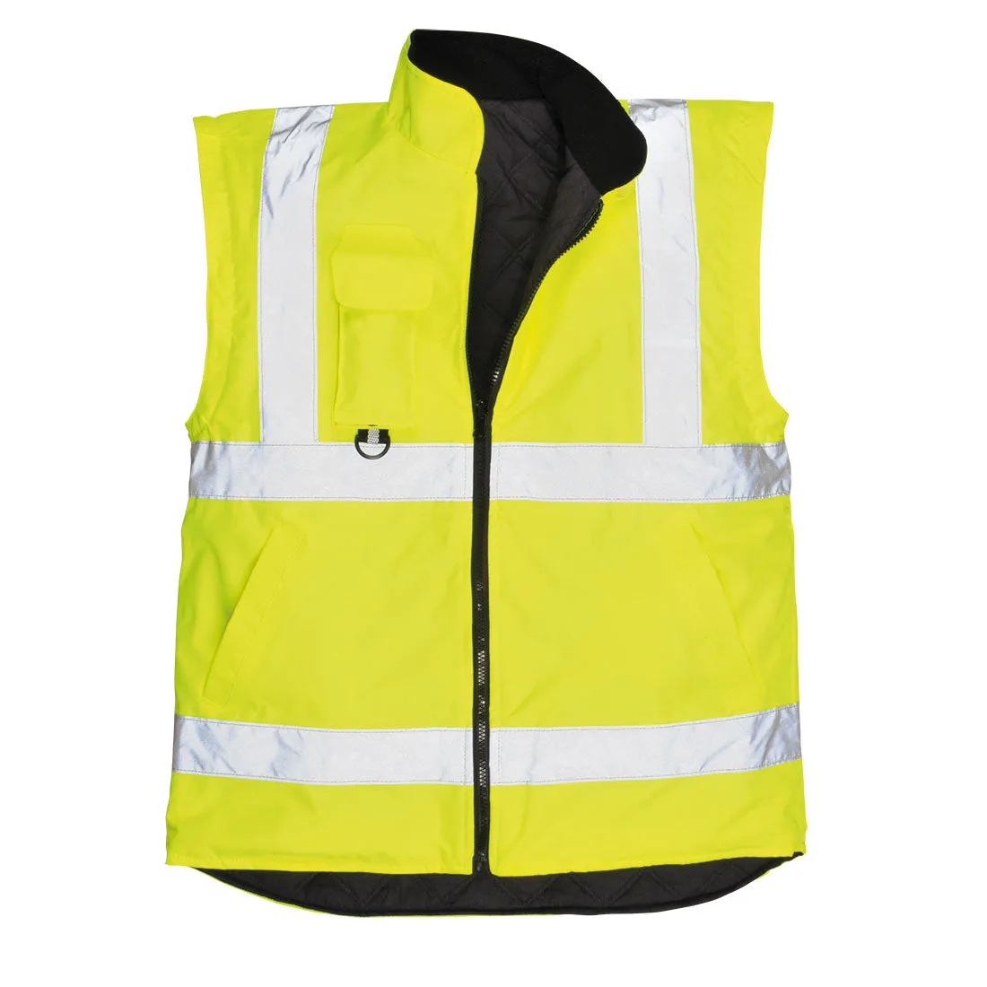 Portwest US427 Hi-Vis Yellow Reflective 7-in-1 Traffic Safety Work Jacket ANSI