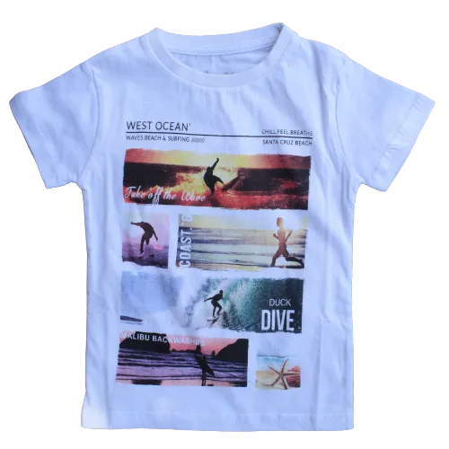 Printed Cotton T-Shirts for Kids