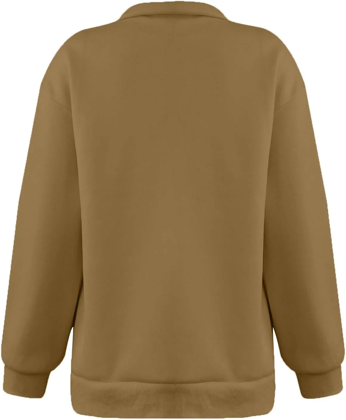Quarter Zip Pullover Women Fleece Lightweight Oversized Sweatshirt Preppy Cute Sweatshirts Hoodies with Zipper