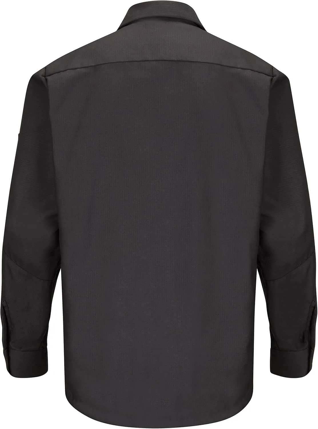 Red Kap Men's Ripstop Crew Shirt, Long Sleeve