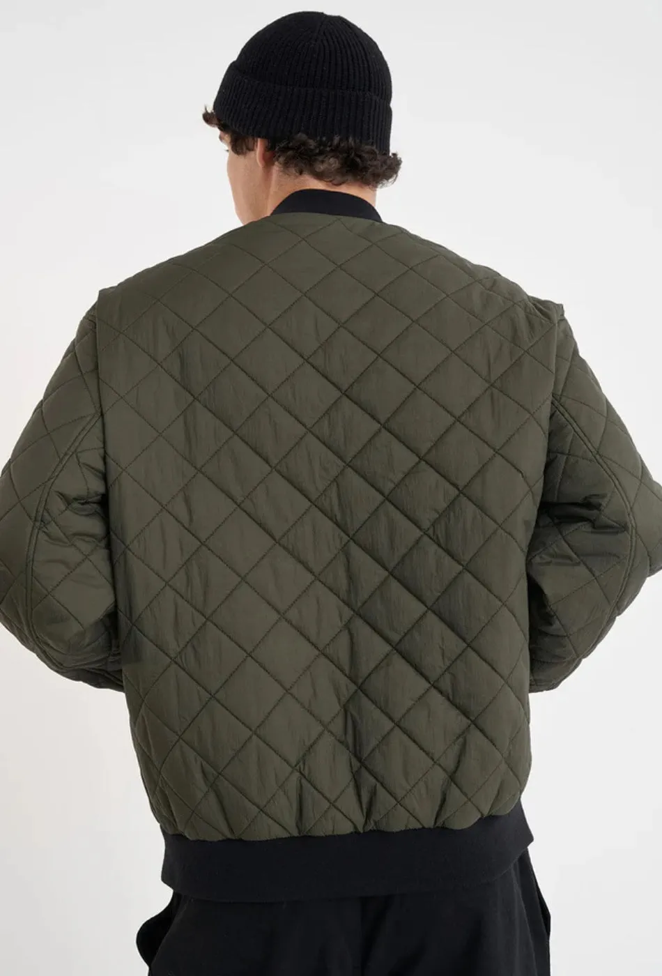 Rev Quilted Bomber - Cypress