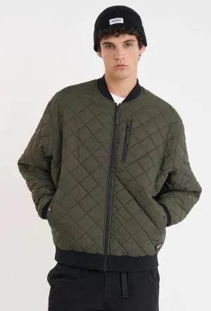 Rev Quilted Bomber - Cypress